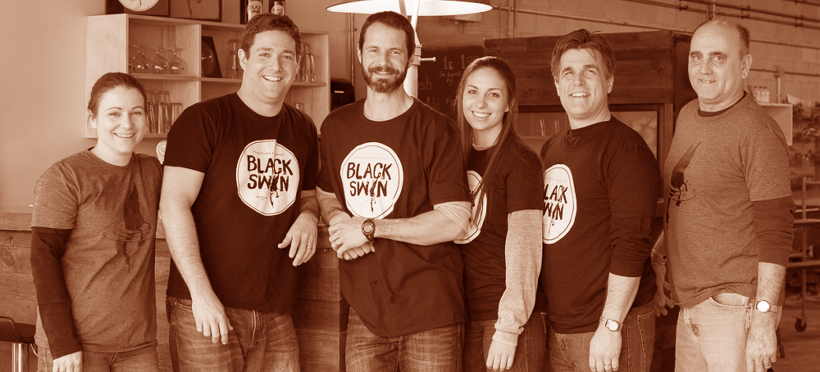 Our wonderful staff at Black Swan Brewing Co. in Stratford, Ontario