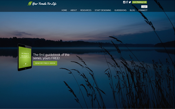 Portfolio - Your Formula for Life custom website design & development